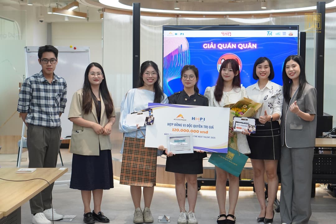 Trường Tâm đồng hành và vinh danh tài năng trẻ The Next Talent 2025